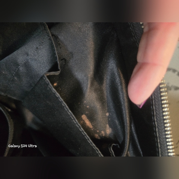 Coach Taylor Mixed N/S Tote In Black Leather/Snakeskin. Style #F23303 in GUC - Picture 15 of 16